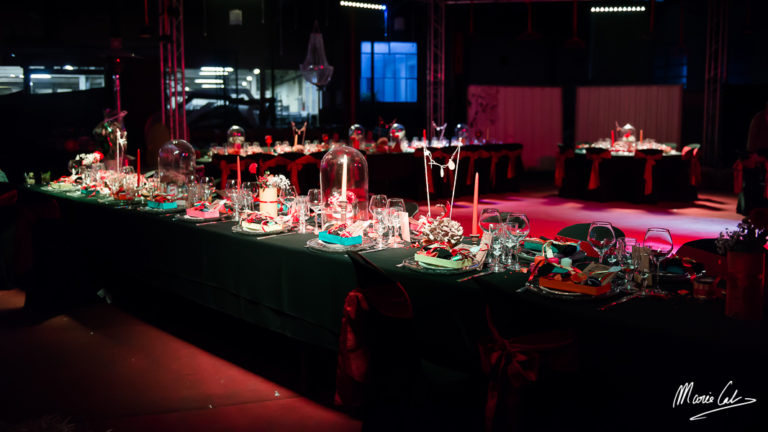 mariage dark table noire