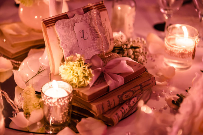 mariage romantique deco table